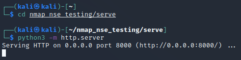 Starting Python's http.server