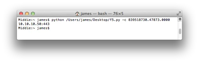 F5 cookie decode script with a single cookie value