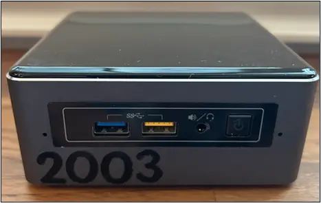 One of our Intel NUC SIAMs