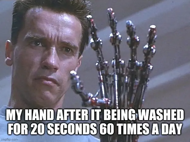 Wash your hands meme