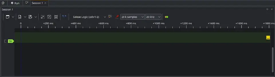 Animation showing the capture of the Sentry Safe Exploit in PulseView