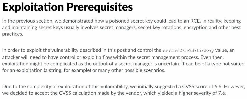 Unit 42 updated exploitation prerequisites statement acknowledging the complexity of exploitation