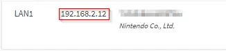 OPNsense DHCP leases showing the Nintendo Switch assigned IP address 192.168.2.12