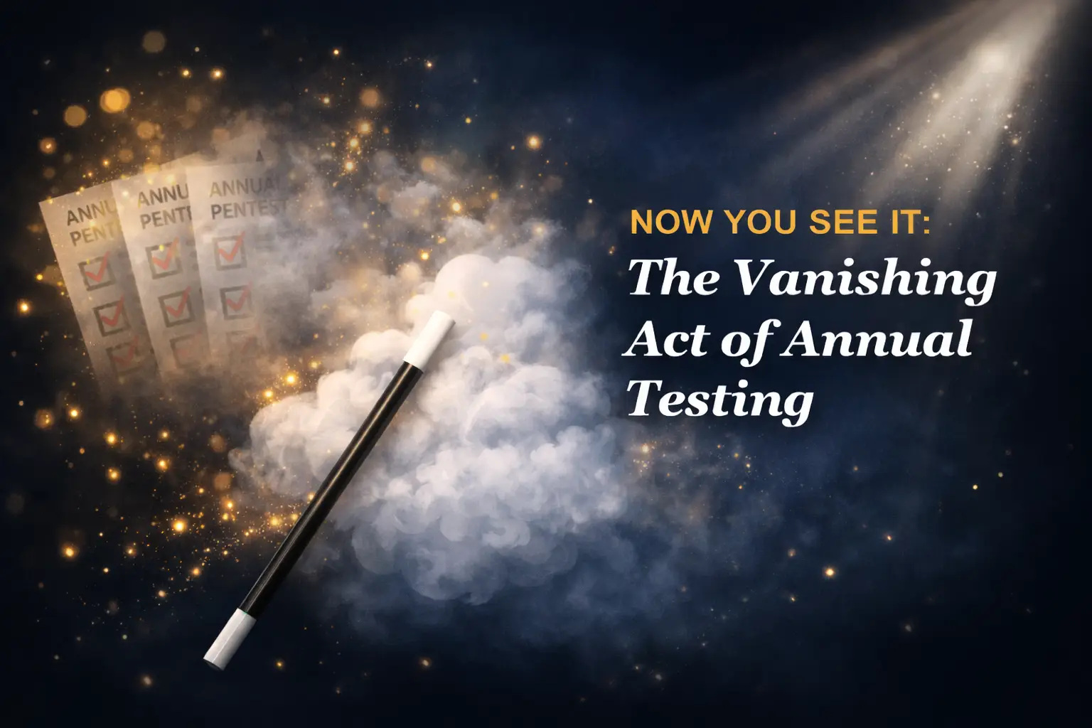 Now you see it: The Vanishing Act of Annual Testing…